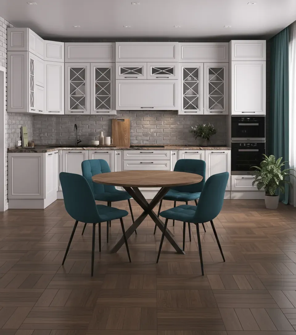 Как выбрать кухню по цвету и стилю интерьера