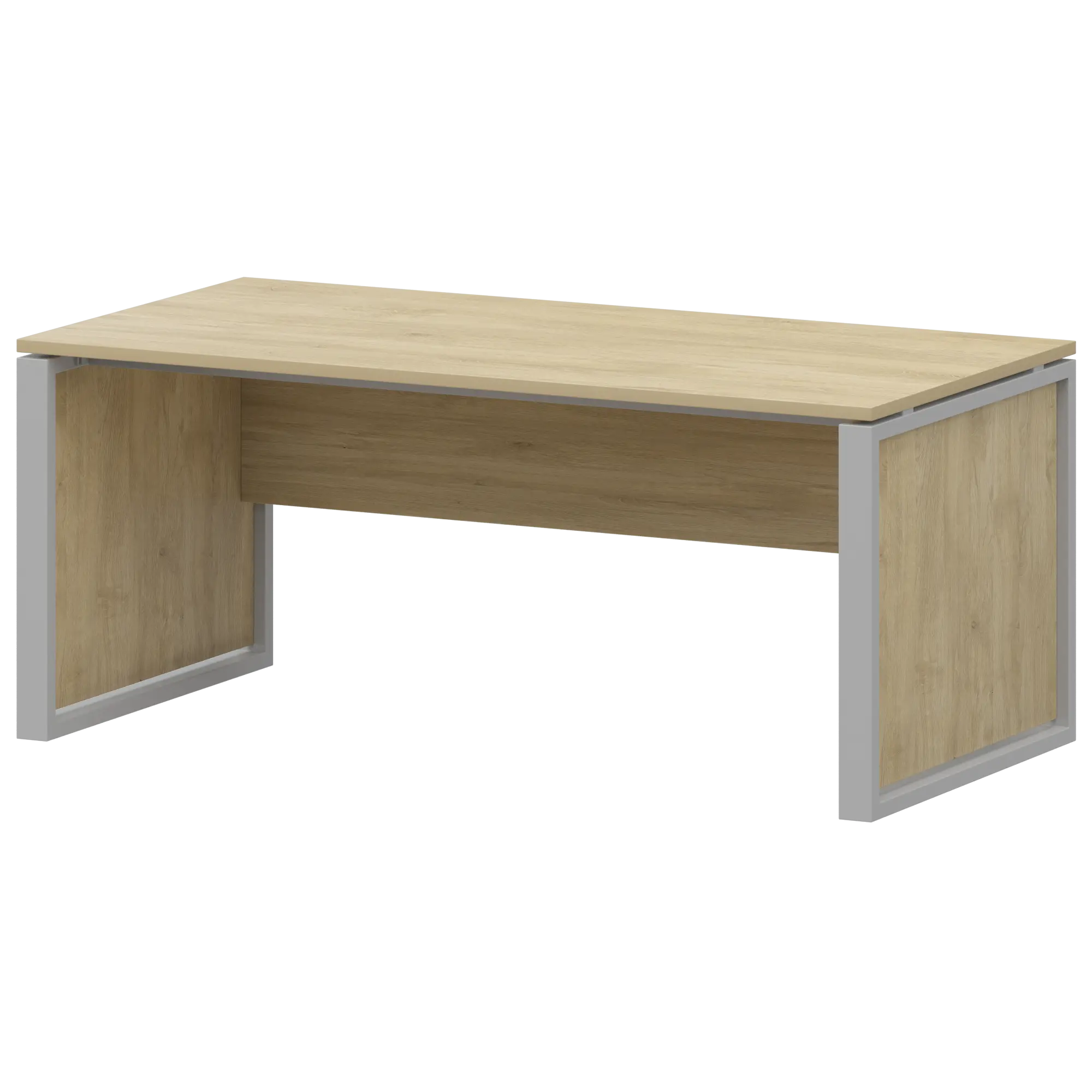 Стол руководителя Аргентум-М НТМ-160-КМК Баттл Рок/Металлик