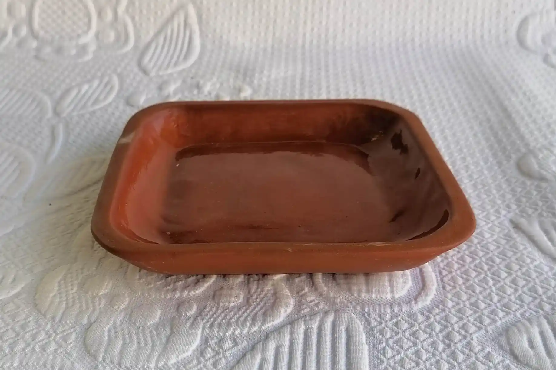 Керамическая тарелка пирожковая