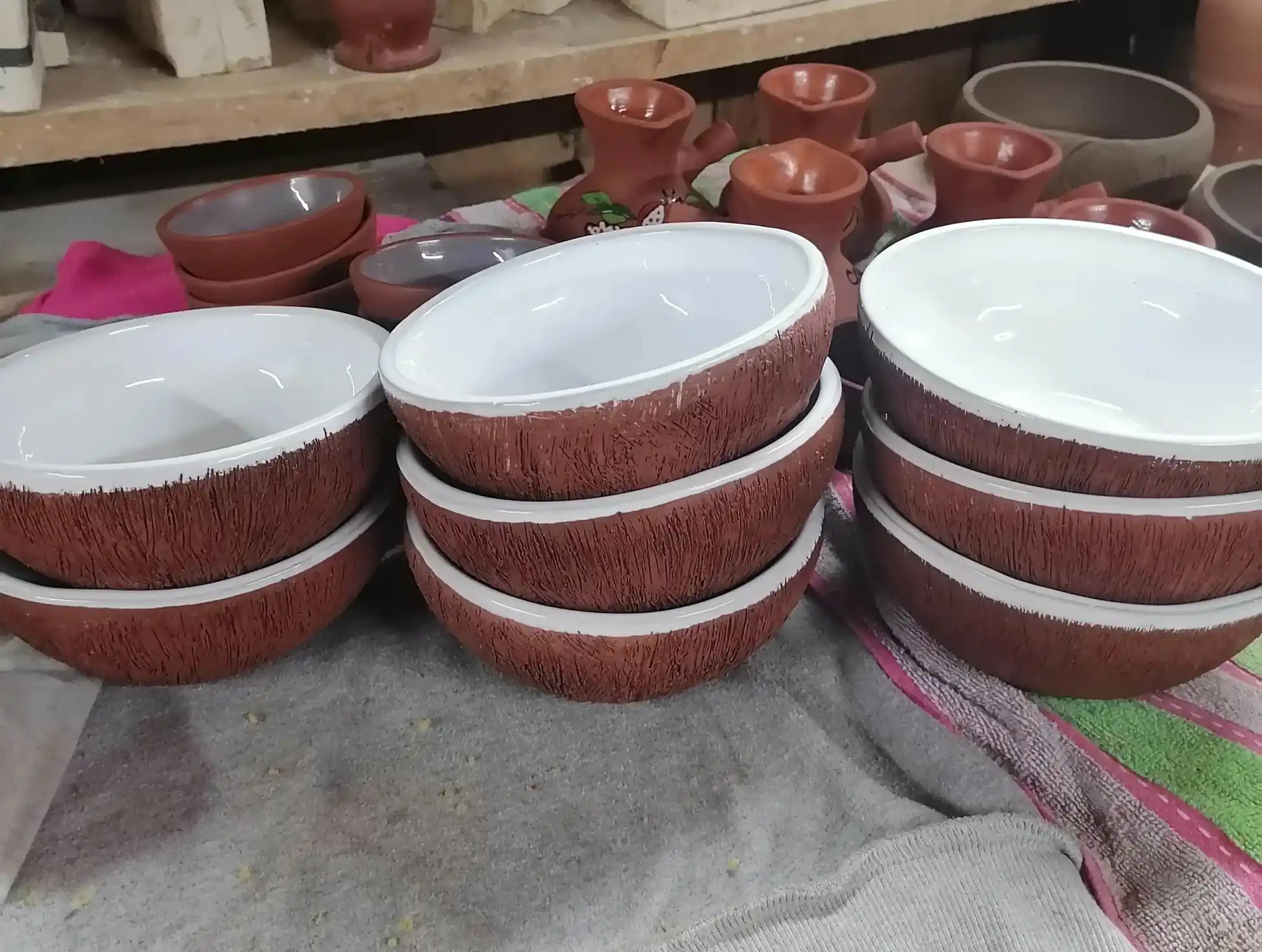 Керамическая миска "Кокос"