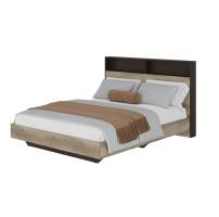 Кровать 1,6 м "Энигма" КР-16 дуб каньон/венге